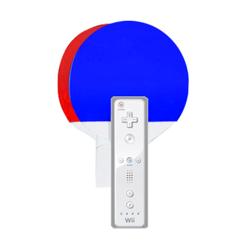 Kit com 2 raquetes de ping pong para Nintendo Wii opeco20