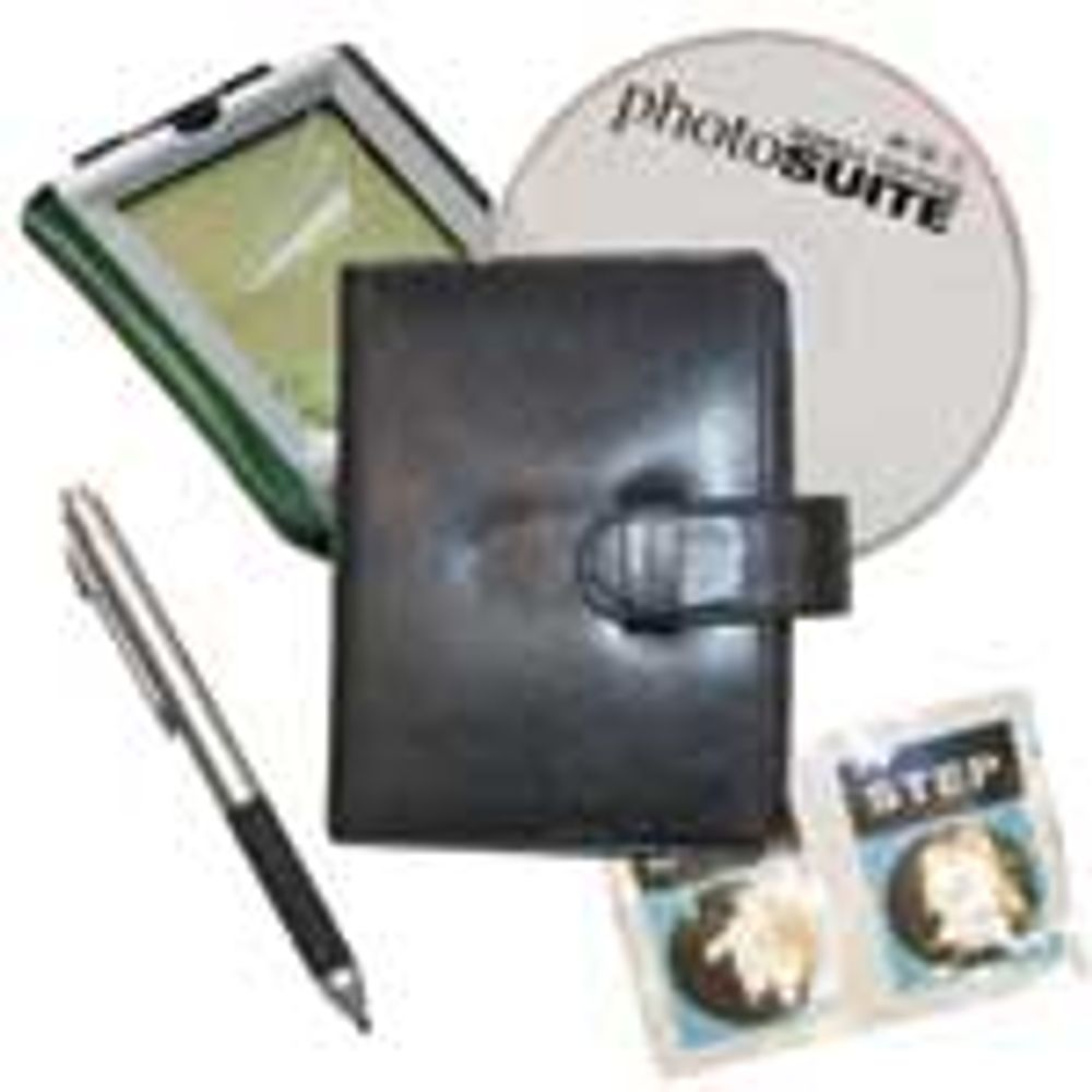 Kit c/protetor, capa e caneta p/Palm M100/105/125