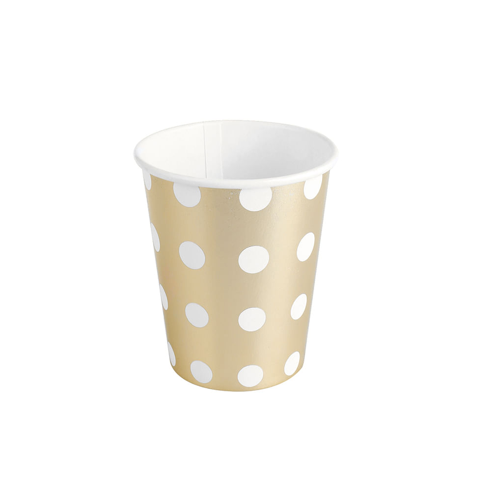 Copo de Papel Bolinha 270ml 10 unidades SilverFestas