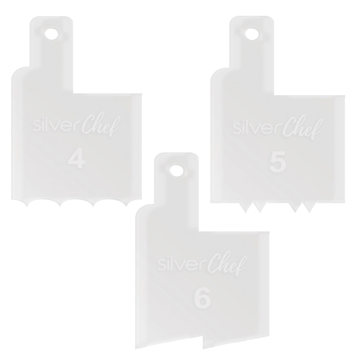 Kit Mini Espátulas Decorativas Confeitaria Para Acabamento Preciso 3 Unidades